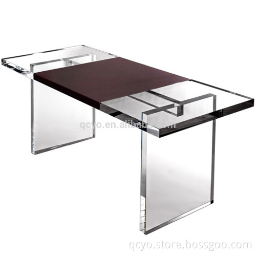 factory supply customized acrylic dining table acrylic board chair